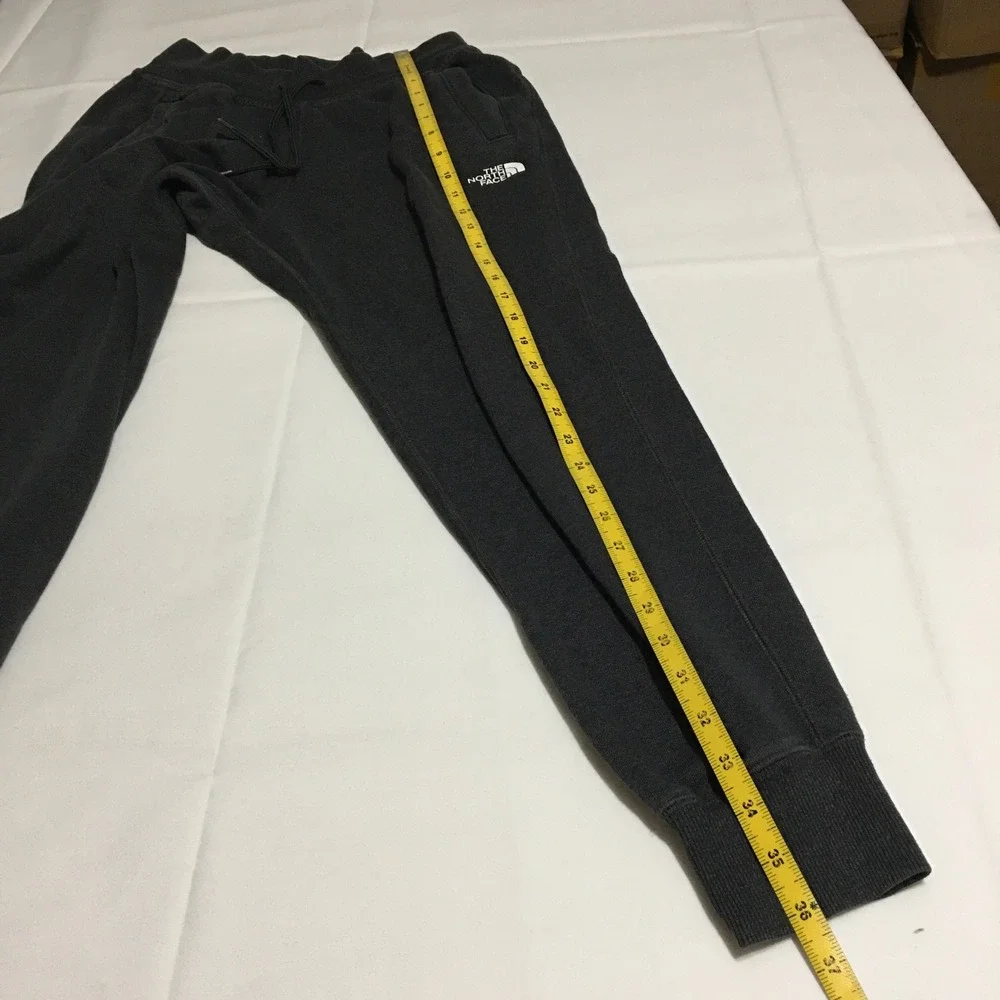 The North Face Joggers Mens Small Black Fleece Drawstring Sweatpants